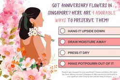 Got Anniversary Flowers In Singapore? Here Are 4 Adorable Ways To Preserve Them!